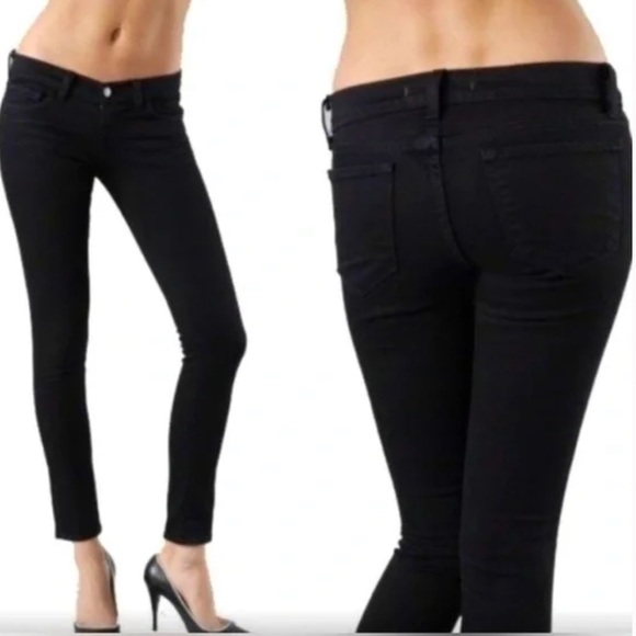 J Brand Pencil Leg Jeans in Shadow Black - Picture 1 of 6